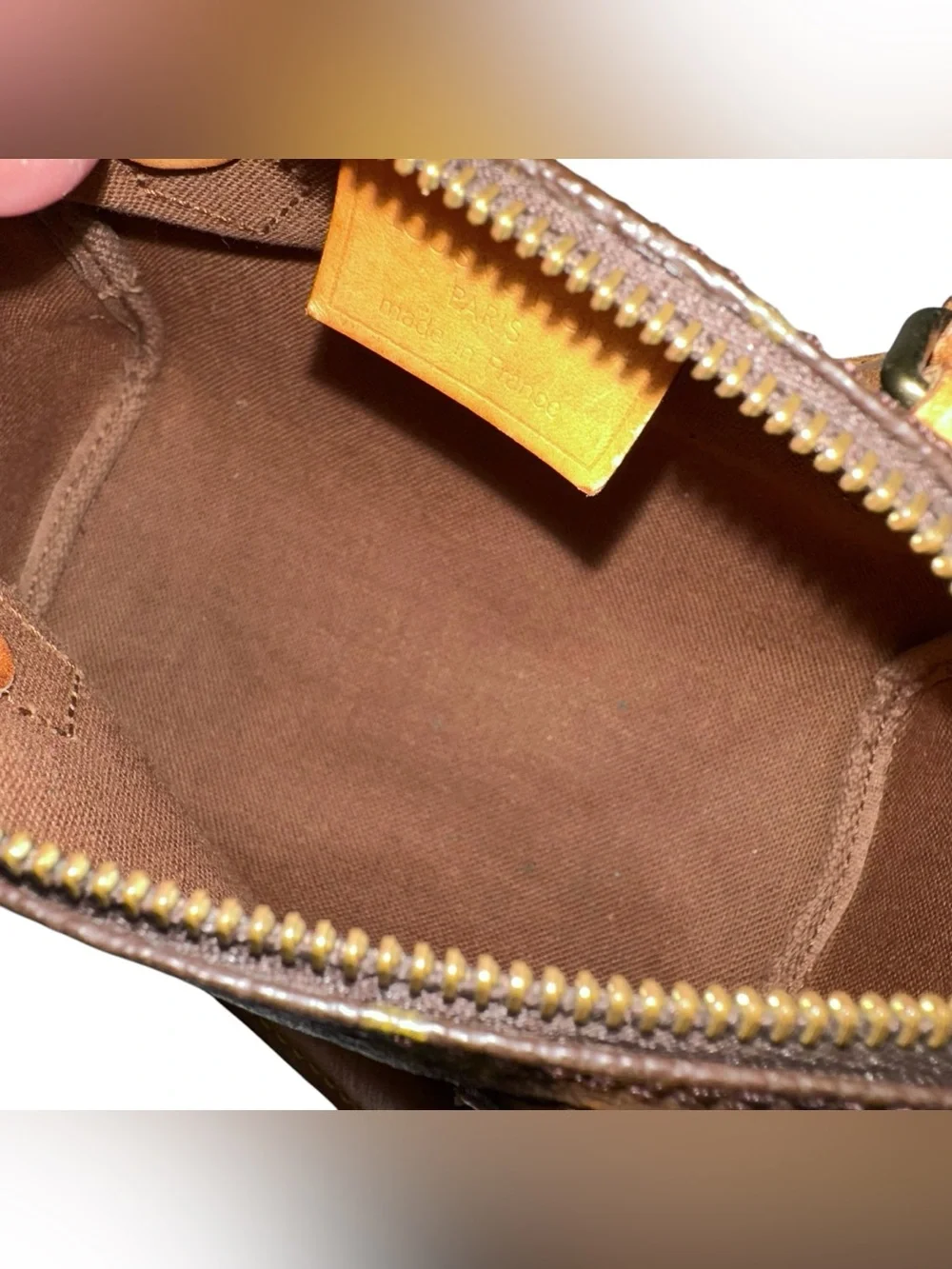 Louis Vuitton Monogram & Vachetta Leather Speedy Nano Mini Bag
